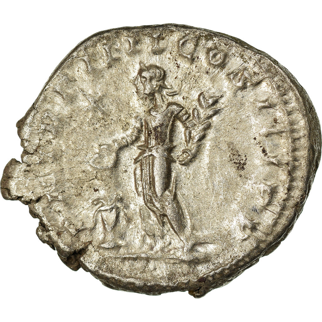 Coin, Elagabalus, Denarius, 221-222, Rome, AU(50-53), Silver, RIC:46