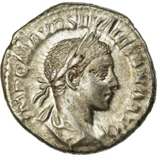 Coin, Severus Alexander, Denarius, AD 223, Rome, AU(50-53), Silver, RIC:19