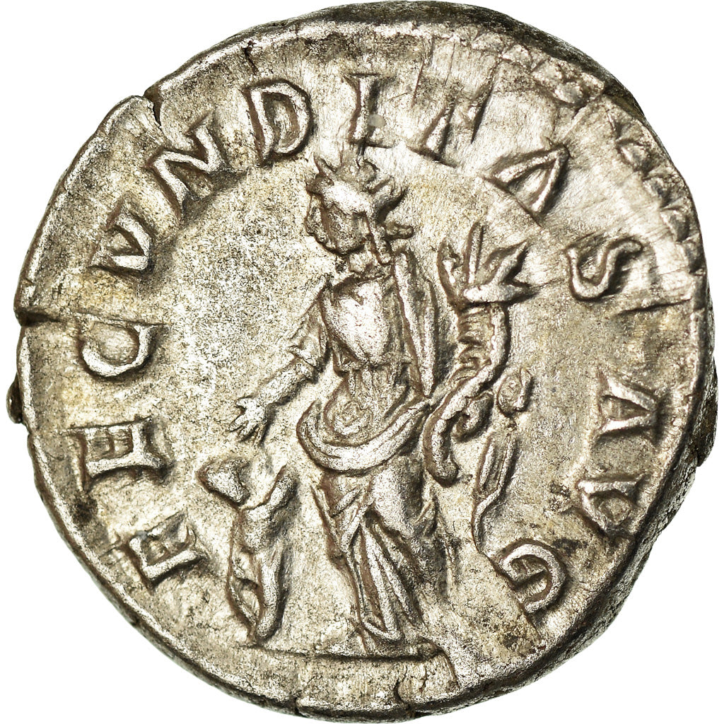 Coin, Julia Maesa, Denarius, 218-220, Rome, AU(50-53), Silver, RIC:249