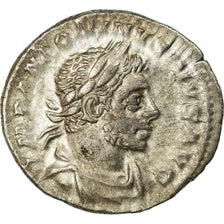 Coin, Elagabalus, Denarius, 221-222, Rome, AU(50-53), Silver, RIC:146var
