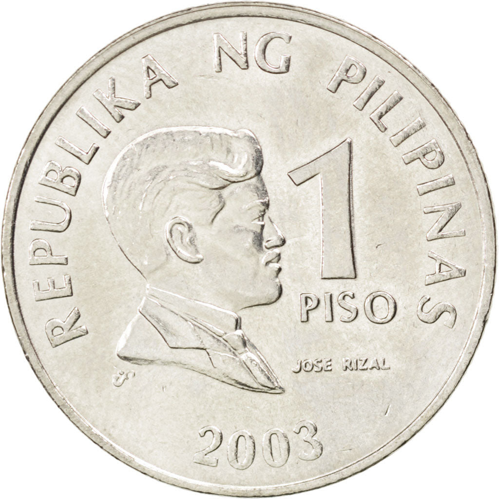 PHILIPPINES, Piso, 2003, KM #269, MS(63), Copper-Nickel, 24, 6.09
