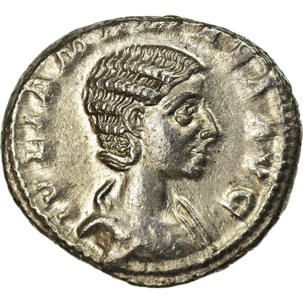 Coin, Julia Mamaea, Denarius, 222, Rome, AU(55-58), Silver, RIC:343