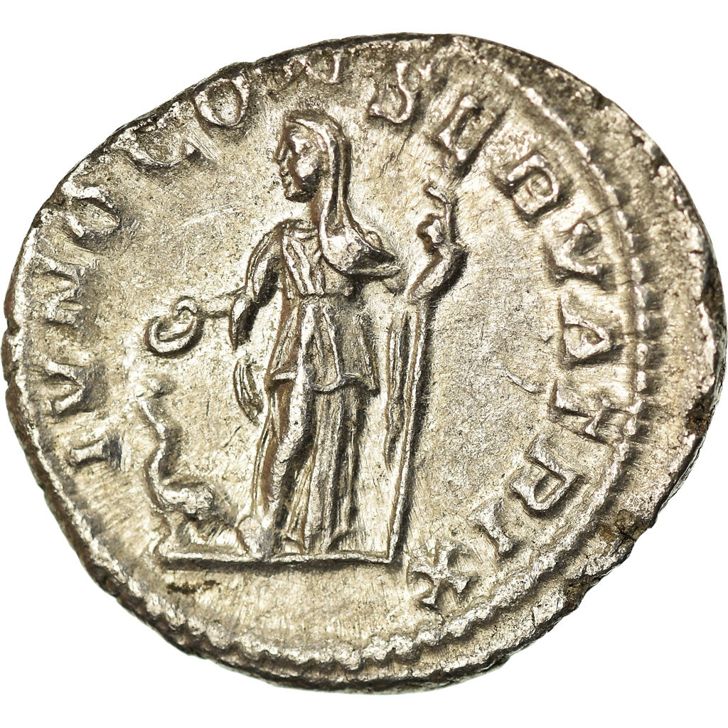 Coin, Julia Mamaea, Denarius, 222, Rome, AU(55-58), Silver, RIC:343