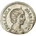 Coin, Julia Mamaea, Denarius, AD 226, Rome, AU(50-53), Silver, RIC:360
