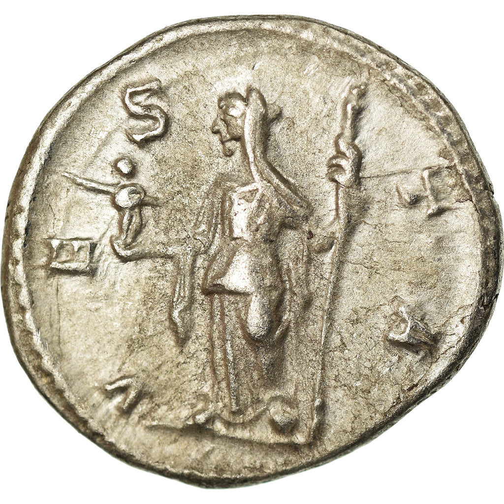 Coin, Julia Mamaea, Denarius, AD 226, Rome, AU(50-53), Silver, RIC:360