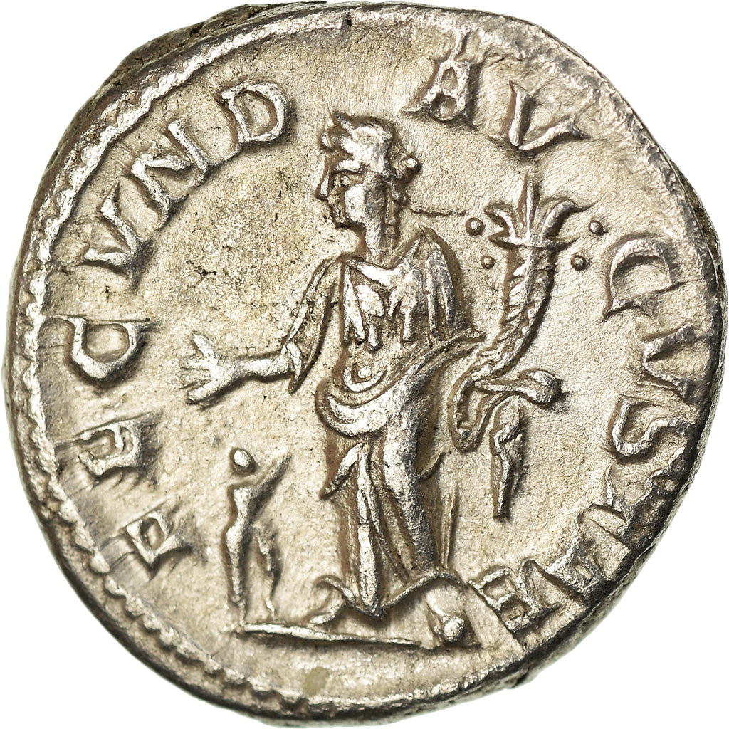 Coin, Julia Mamaea, Denarius, AD 232, Rome, AU(50-53), Silver, RIC:331