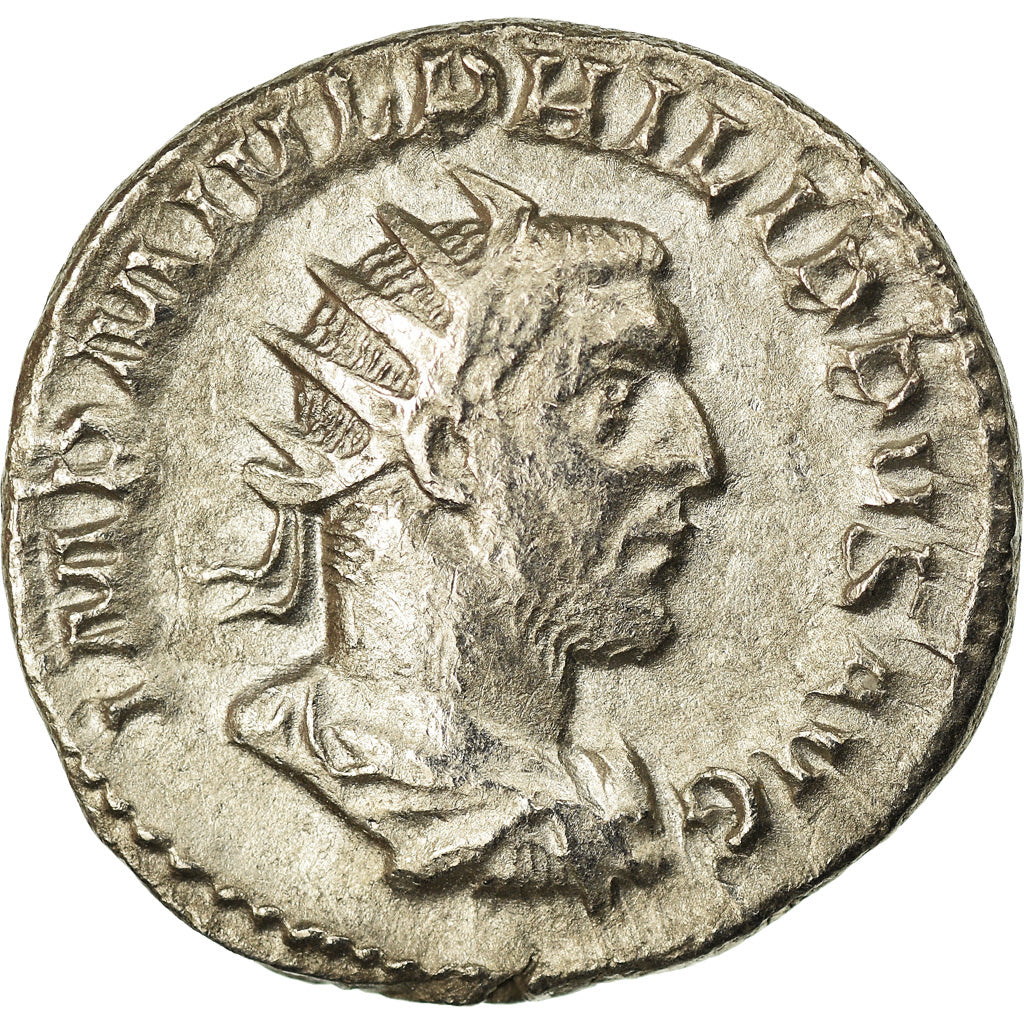 Coin, Philip I, Antoninianus, 246, Rome, AU(50-53), Silver, RIC:27b