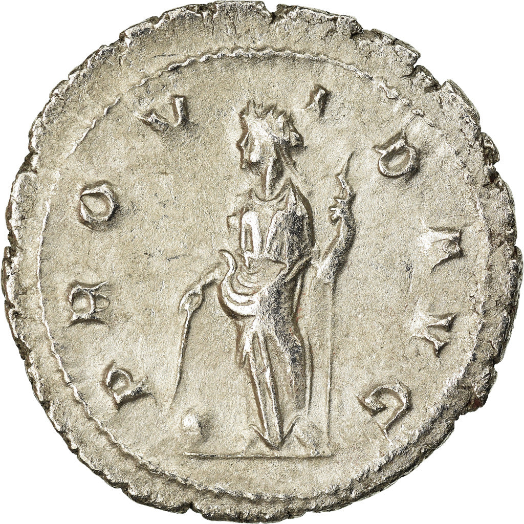 Coin, Gordian III, Antoninianus, 244, Rome, AU(55-58), Silver, RIC:148