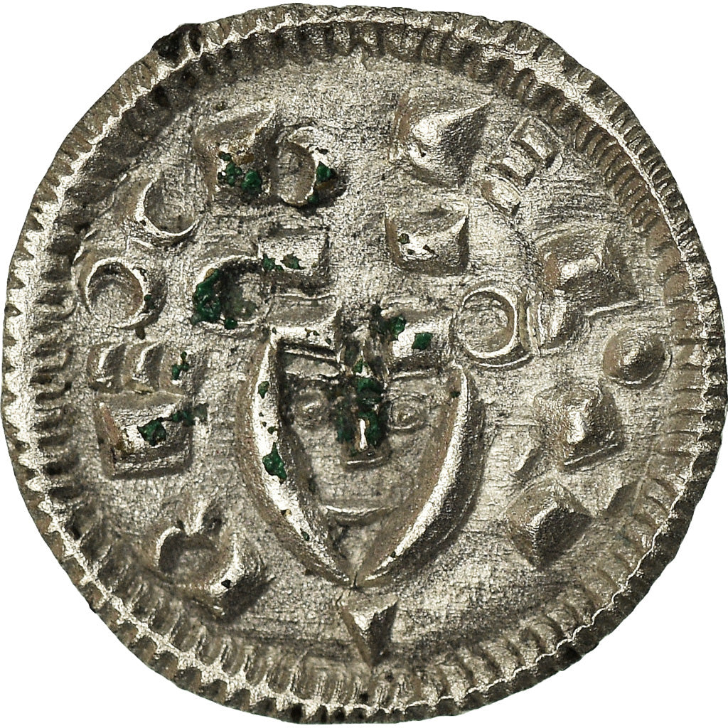 Coin, Hungary, Bela II, Denar, 1131-1141, AU(55-58), Silver, Huszar:50