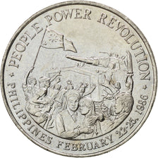 PHILIPPINES, 10 Piso, 1988, KM #250, MS(63), Nickel, 36, 22.06