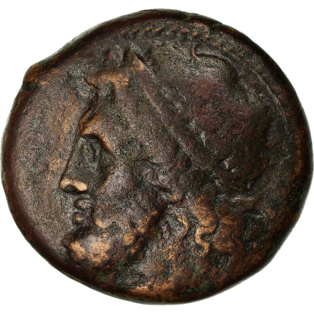 Coin, Sicily, Syracuse, Hieron II, Bronze Æ, 263-218 BC, VF(30-35), Bronze