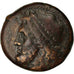 Moneda, Sicily, Hieron II, Syracuse, Bronze Æ, 263-218 BC, BC+, Bronce