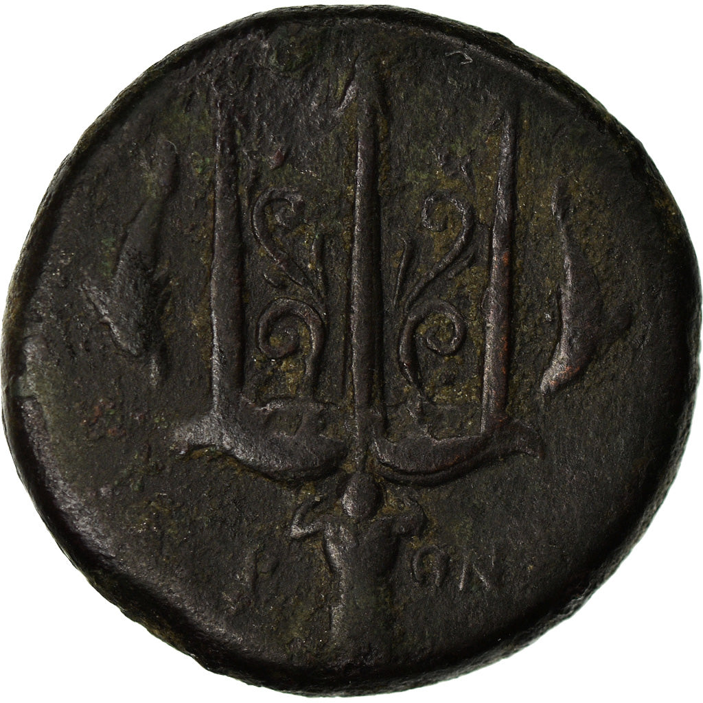 Coin, Sicily, Syracuse, Hieron II, Bronze Æ, 263-218 BC, EF(40-45), Bronze