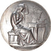 France, Medal, Gravure, Grand Prix de Rome, Jeune Fille a sa Toilette, Arts &
