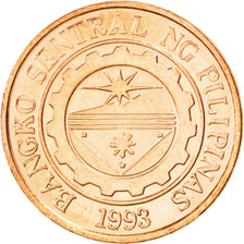 Coin, Philippines, 10 Sentimos, 2005, MS(63), Copper Plated Steel, KM:270.1