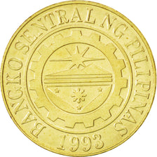 Coin, Philippines, 25 Sentimos, 2010, MS(63), Brass plated steel, KM:271a