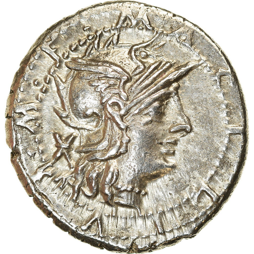 Coin, Acilia, Denarius, 130 BC, Rome, MS(60-62), Silver, Crawford:255/1