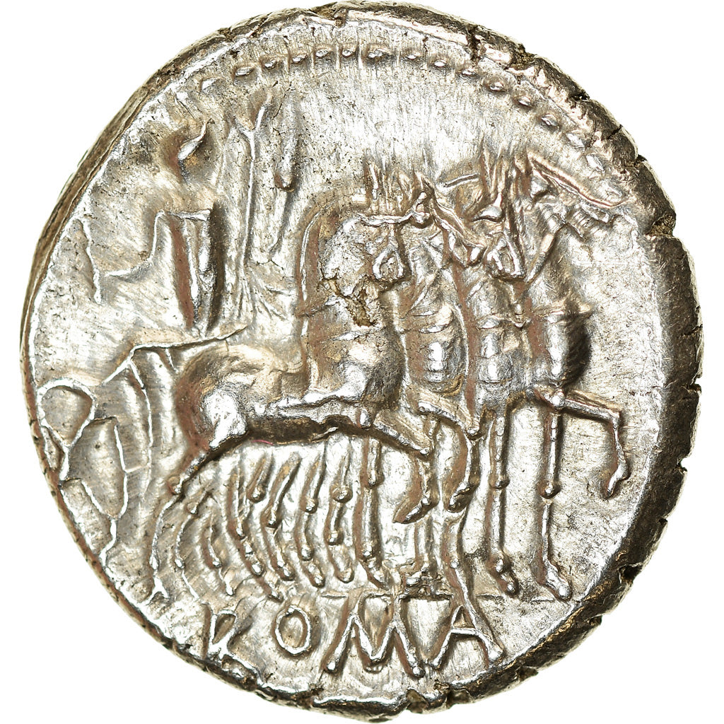 Coin, Acilia, Denarius, 130 BC, Rome, MS(60-62), Silver, Crawford:255/1