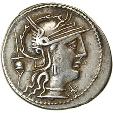 Coin, Postumia, Denarius, 131 BC, Rome, AU(50-53), Silver, Crawford:252/1