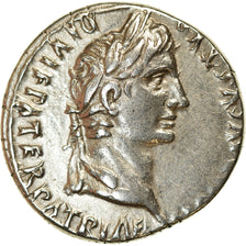 Coin, Augustus, Denarius, 2 BC-AD 12, Lyon - Lugdunum, AU(50-53), Silver