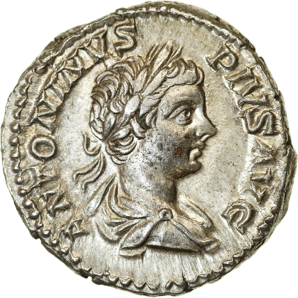Coin, Caracalla, Denarius, 207, Rome, AU(55-58), Silver, RIC:149