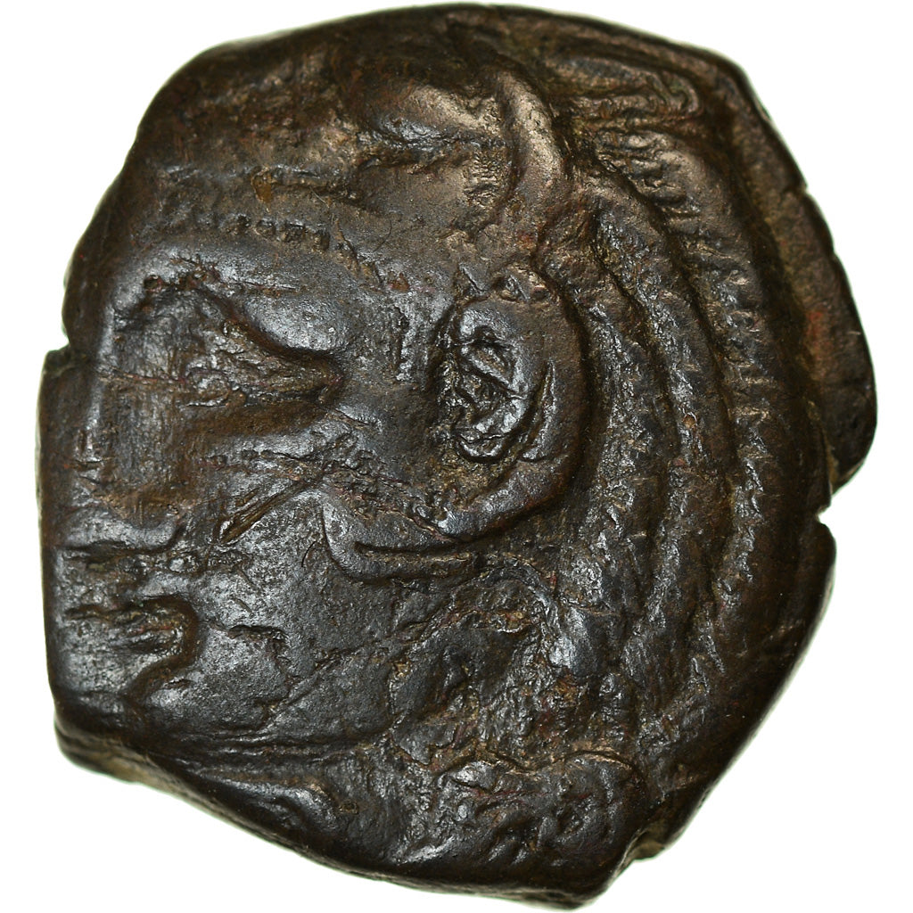Coin, Spain, Gades, Half Unit, 3rd century BC, Pedigree, EF(40-45), Bronze