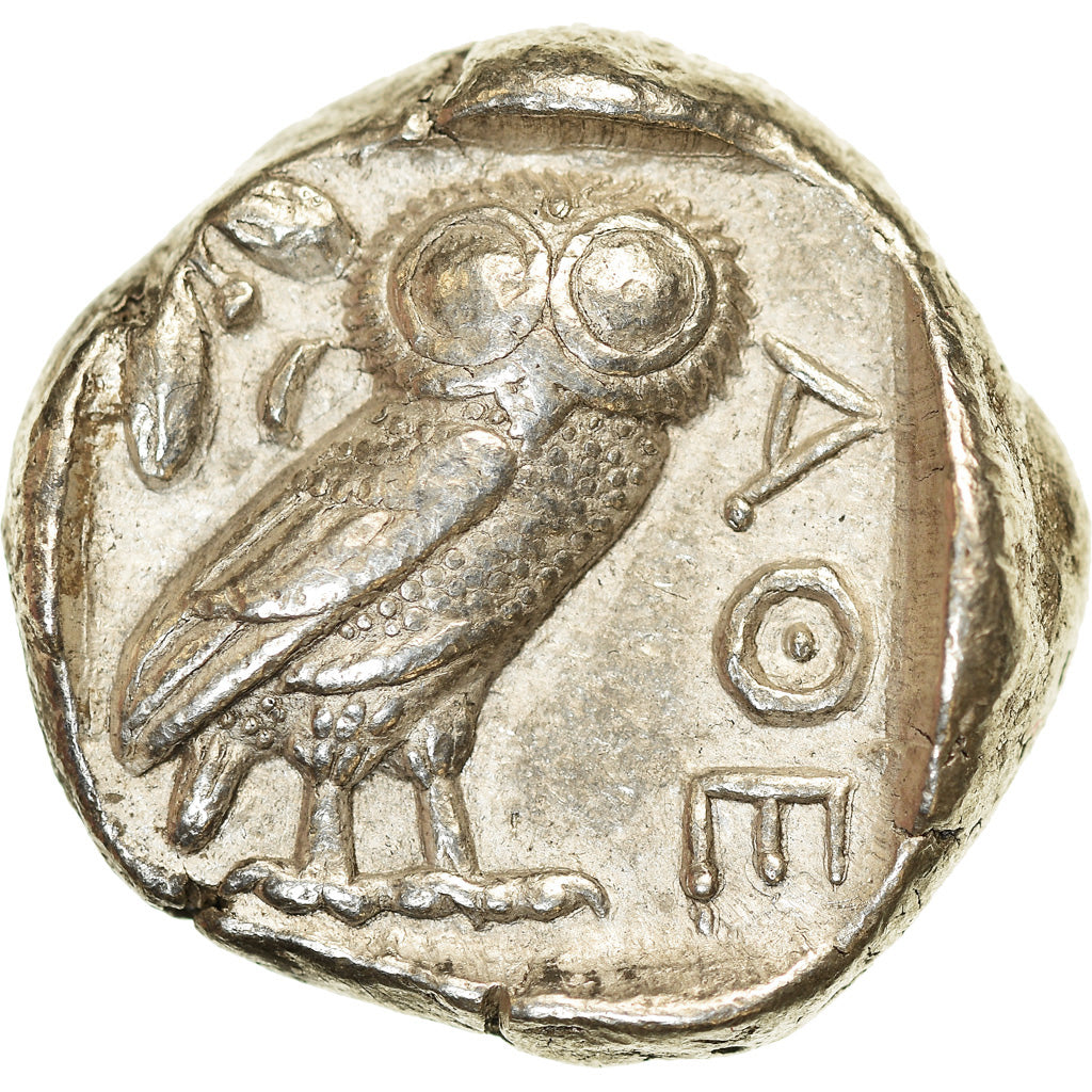 Coin, Attica, Athens, Tetradrachm, 454-404 BC, Athens, EF(40-45), Silver