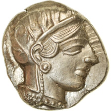 Coin, Attica, Athens, Tetradrachm, 454-404 BC, Athens, MS(60-62), Silver