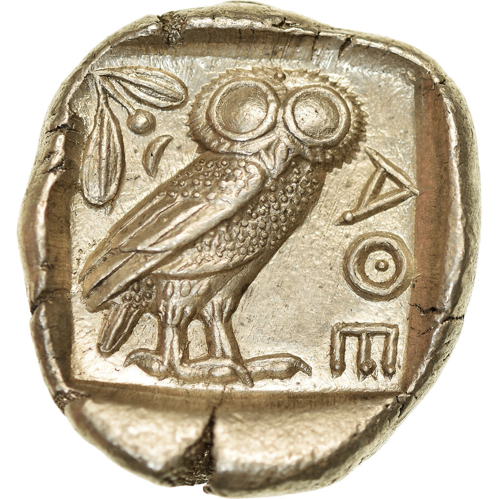 Coin, Attica, Athens, Tetradrachm, 454-404 BC, Athens, MS(60-62), Silver