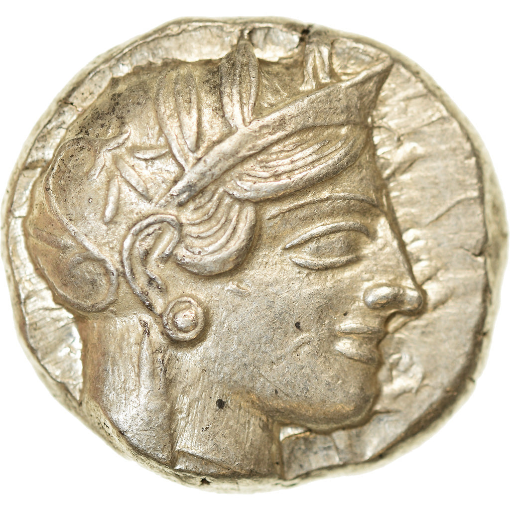 Coin, Attica, Athens, Tetradrachm, 454-404 BC, Athens, AU(55-58), Silver