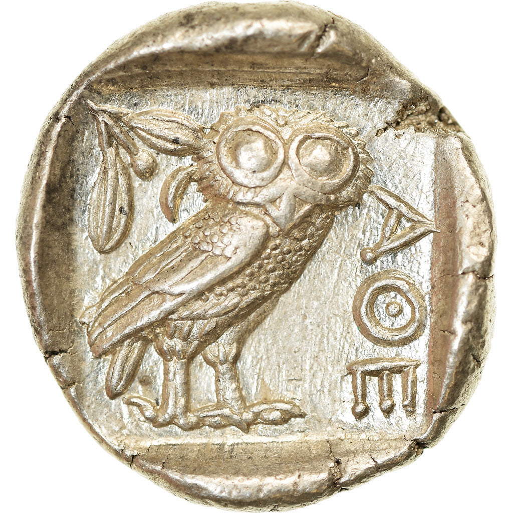 Coin, Attica, Athens, Tetradrachm, 454-404 BC, Athens, AU(55-58), Silver