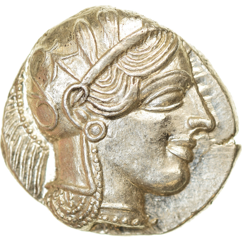 Coin, Attica, Athens, Tetradrachm, 454-404 BC, Athens, MS(63), Silver
