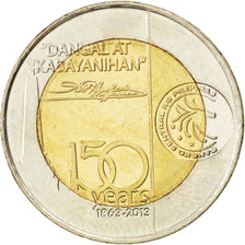 Coin, Philippines, 10 Piso, 2013, MS(63), Bimetallic, KM:New