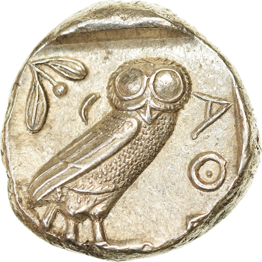 Coin, Attica, Athens, Tetradrachm, 454-404 BC, Athens, EF(40-45), Silver