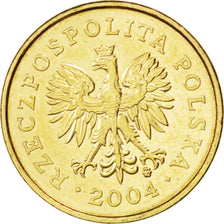 Coin, Poland, 2 Grosze, 2004, MS(63), Brass, KM:277