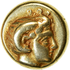 Coin, Lesbos, Mytilene, Hekte, 377-326 BC, AU(50-53), Electrum