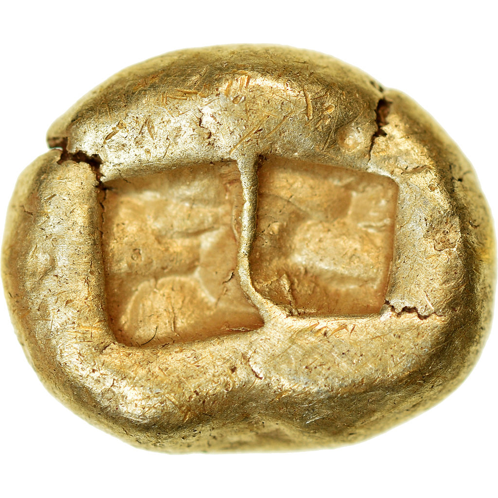 Moneda, Lydia, Alyattes, 1/3 Stater, 610-546 BC, Sardes, MBC, Electro
