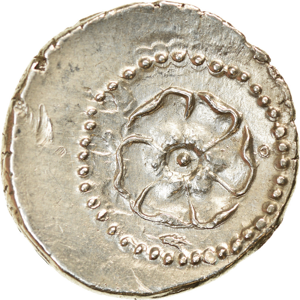 Coin, Islands off Caria, Rhodes, Drachm, 88/42 BC - AD 14, AU(55-58), Silver