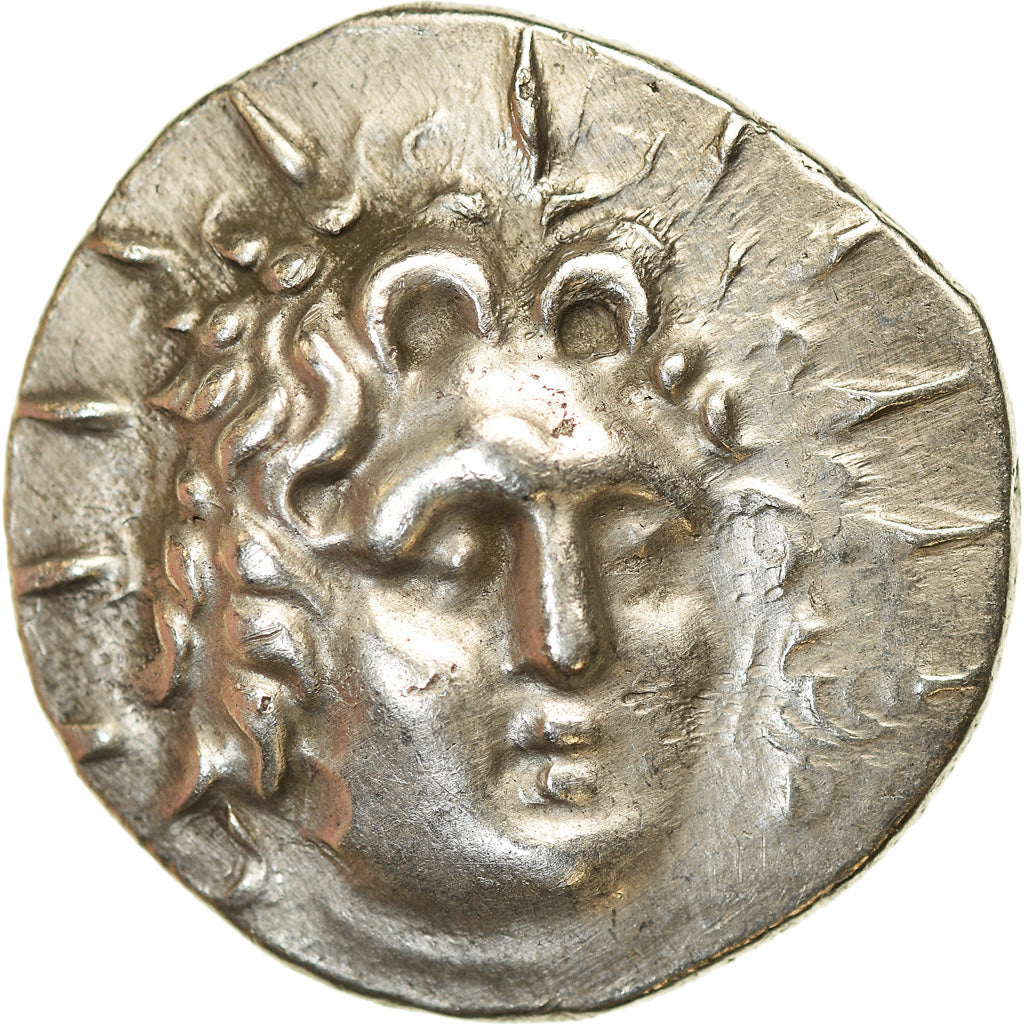 Coin, Islands off Caria, Rhodes, Drachm, 88/42 BC - AD 14, AU(55-58), Silver