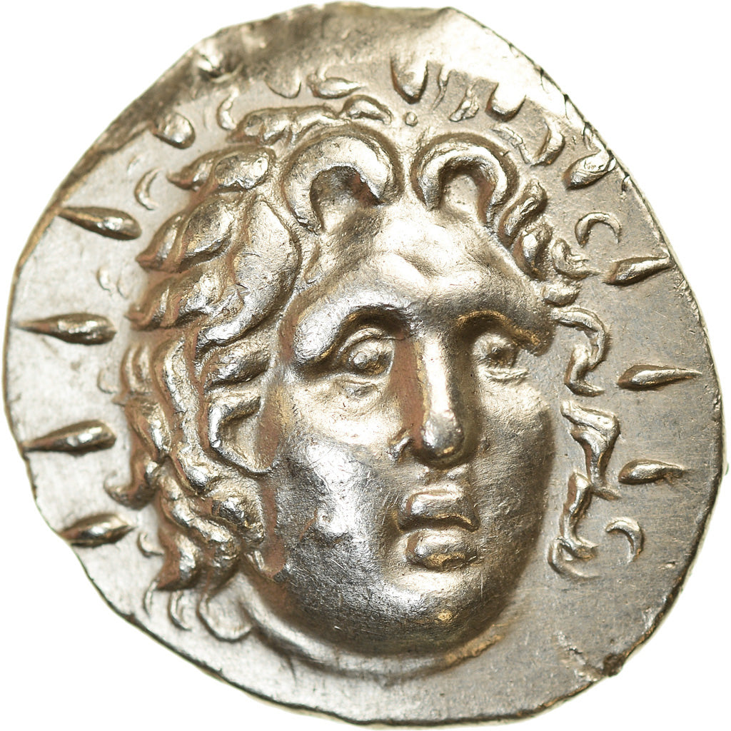 Coin, Islands off Caria, Rhodes, Drachm, 88/42 BC - AD 14, AU(55-58), Silver
