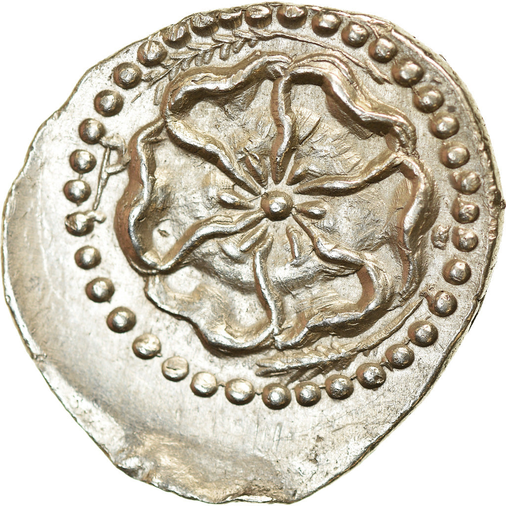 Coin, Islands off Caria, Rhodes, Drachm, 88/42 BC - AD 14, AU(55-58), Silver