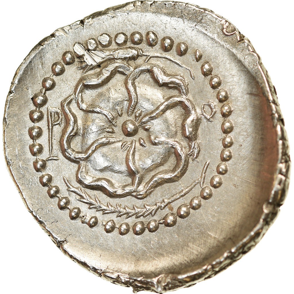 Coin, Islands off Caria, Rhodes, Drachm, 88/42 BC - AD 14, AU(55-58), Silver