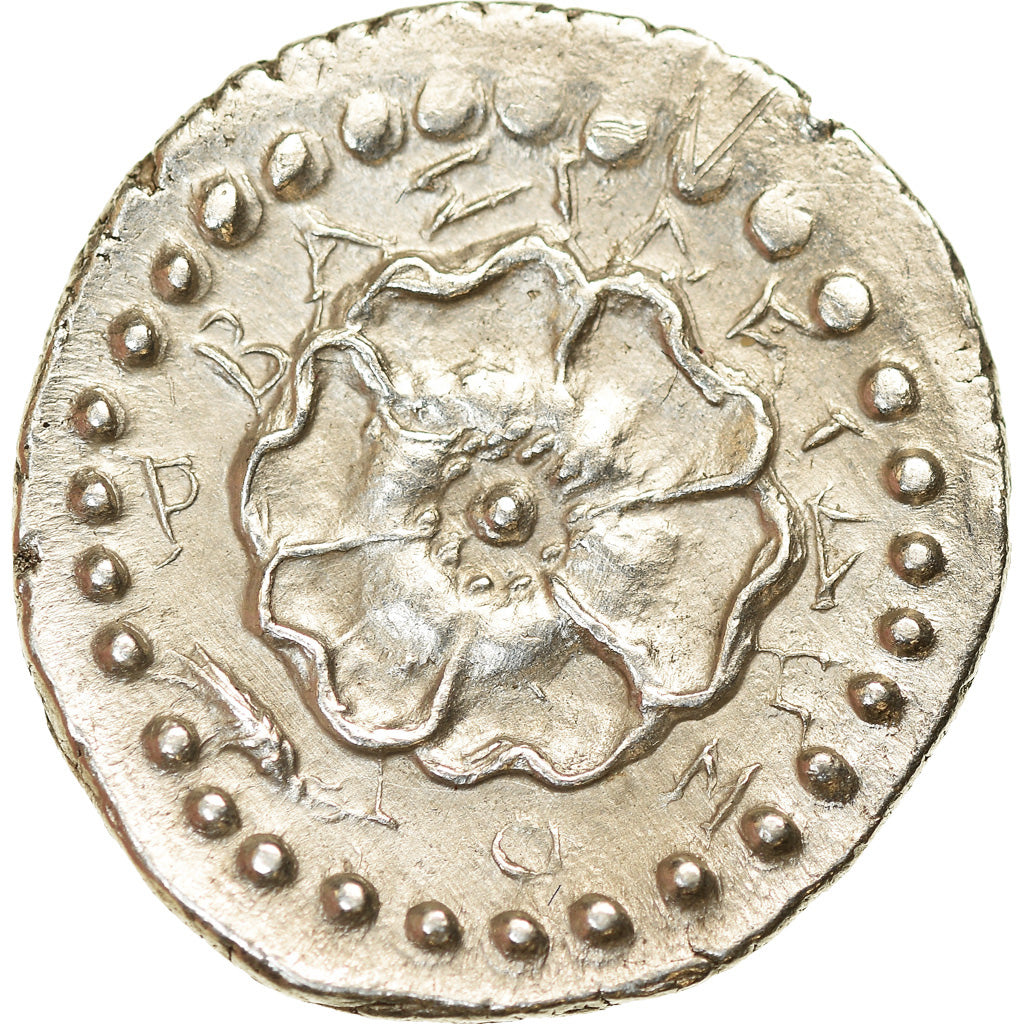 Coin, Islands off Caria, Rhodes, Drachm, 88/42 BC - AD 14, AU(55-58), Silver