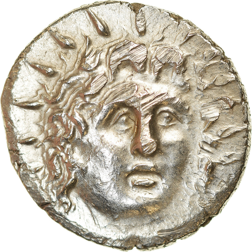 Coin, Islands off Caria, Rhodes, Drachm, 88/42 BC - AD 14, AU(50-53), Silver