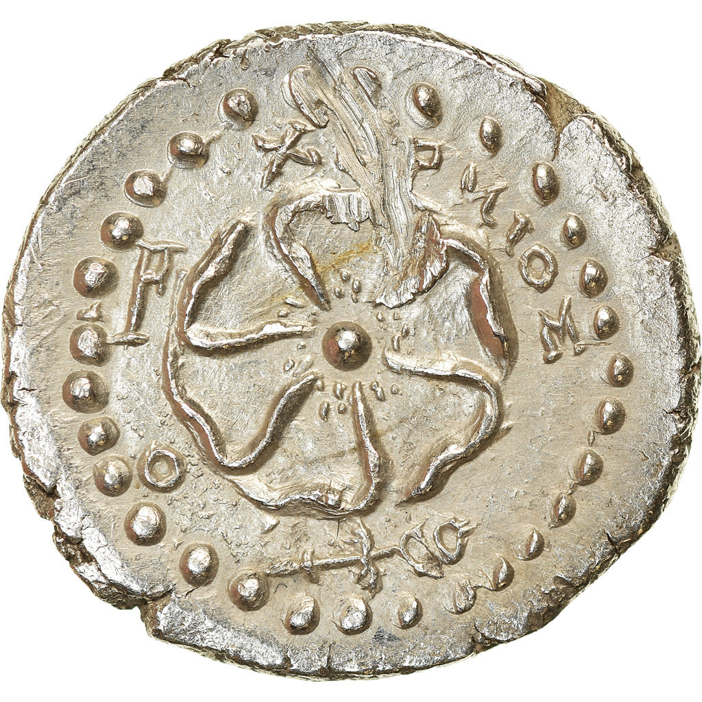 Coin, Islands off Caria, Rhodes, Drachm, 88/42 BC - AD 14, AU(50-53), Silver