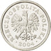 Coin, Poland, 20 Groszy, 2004, MS(63), Copper-nickel, KM:280