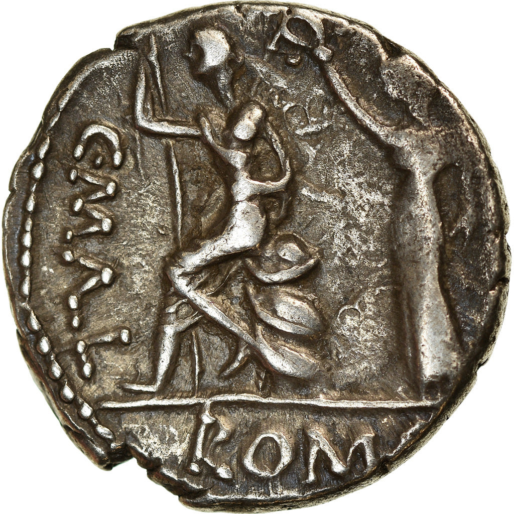 Coin, Postumia, Denarius, 96 BC, Rome, EF(40-45), Silver, Crawford:335/1a