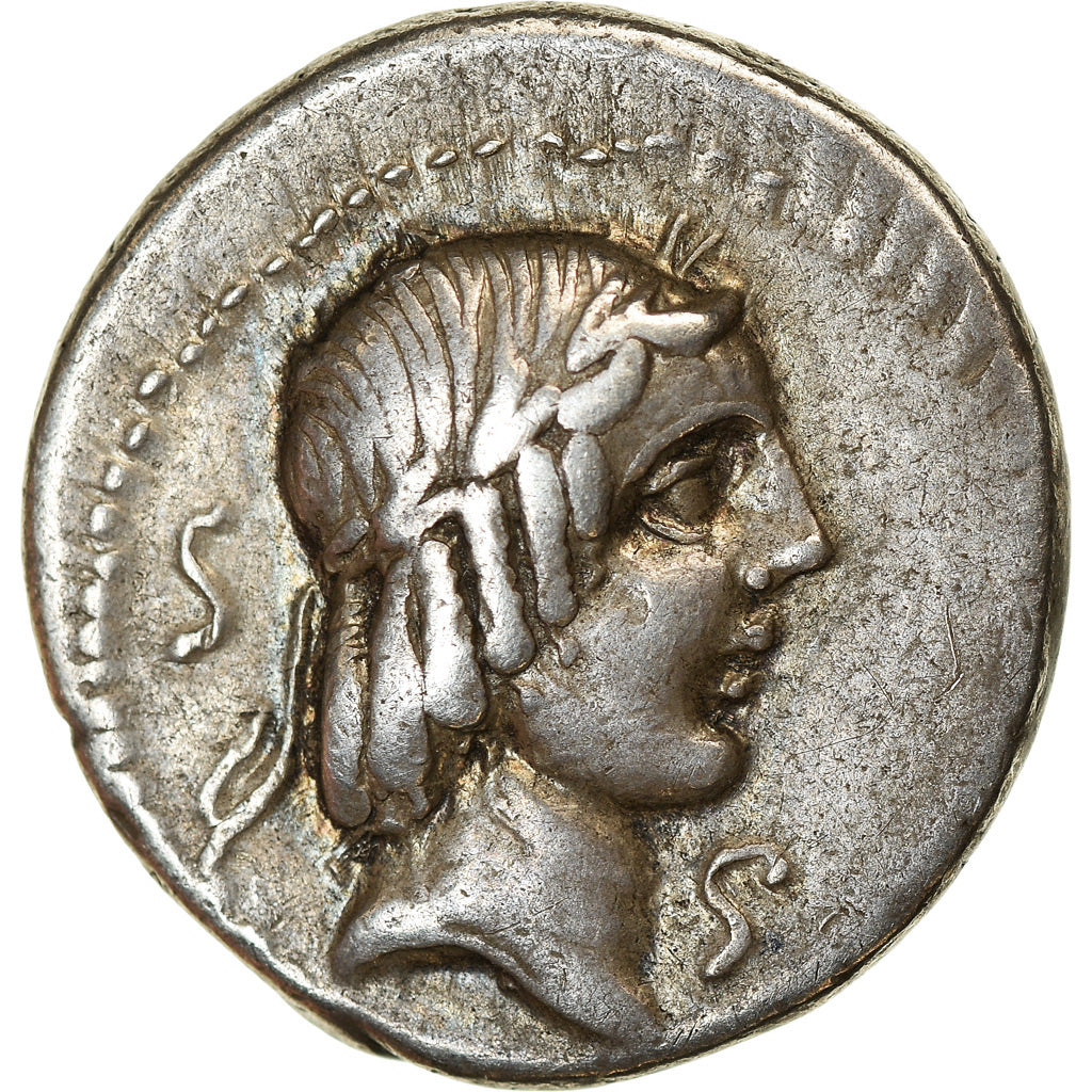 Coin, Calpurnia, Denarius, 90 BC, Rome, AU(50-53), Silver, Crawford:340/1