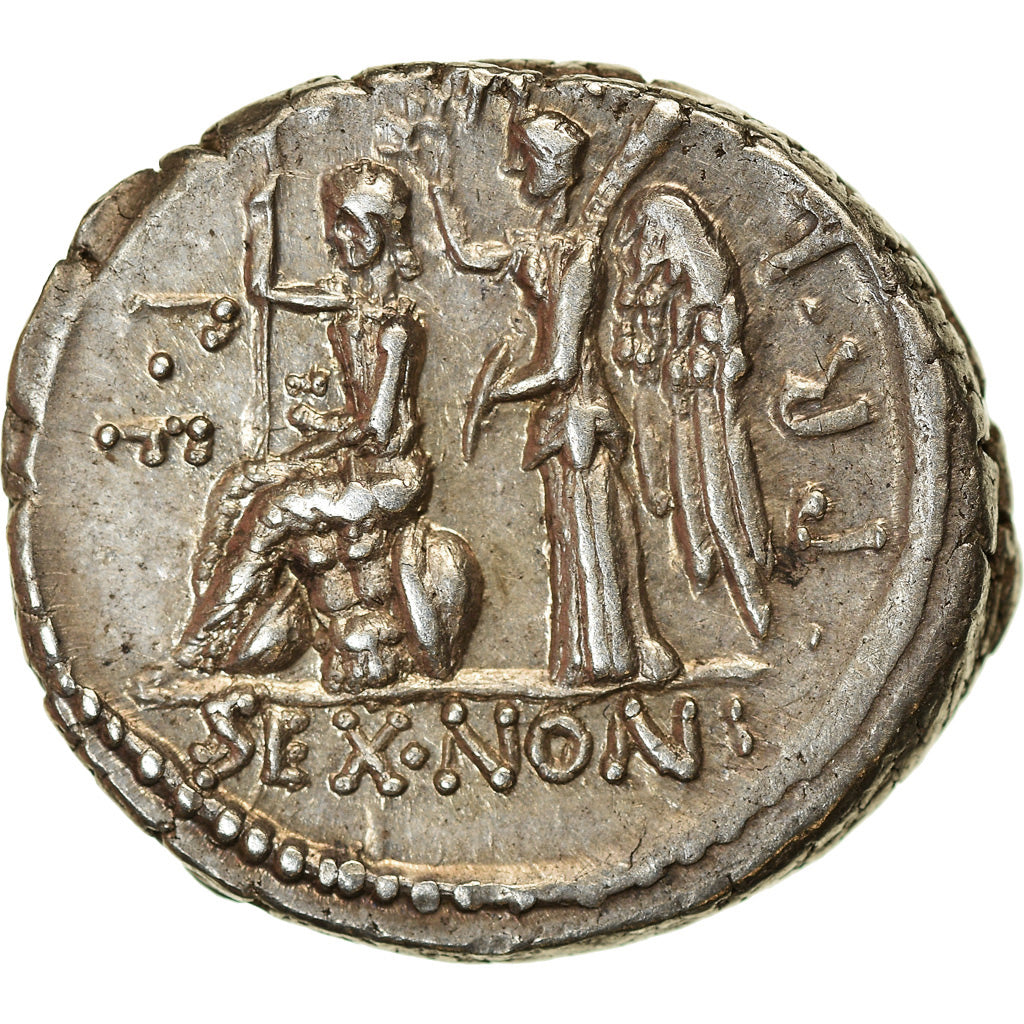 Coin, Nonia, Denarius, 59 BC, Rome, MS(60-62), Silver, Crawford:421/1