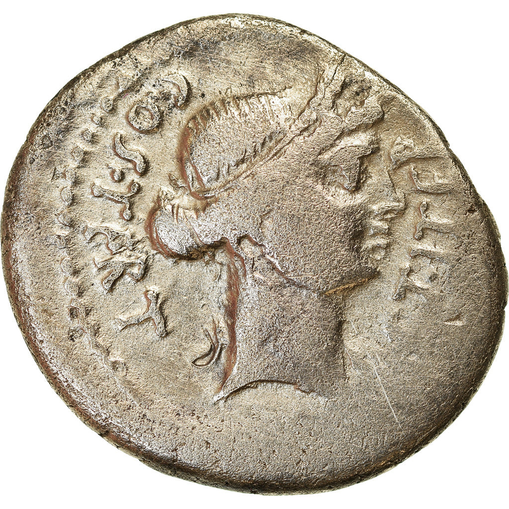 Moneta, Julius Caesar, Denarius, 46 BC, Uncertain Mint, VF(20-25), Srebro